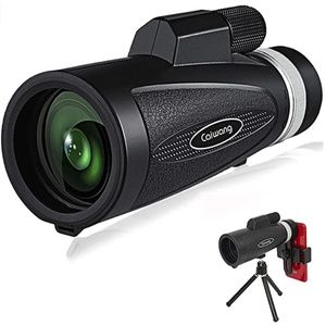 NEW Monocular Telescope Compact Waterproof with Smartphone Holder & Tripod